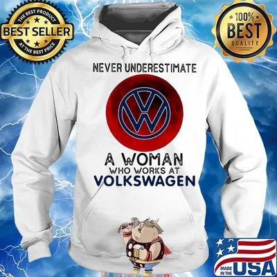 Never underestimate a woman who works at volkswagen sunset s Hoodie