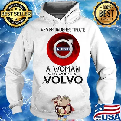 Never underestimate a woman who works at volvo sunset s Hoodie