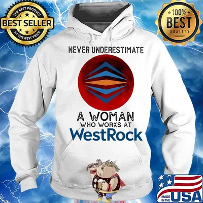 Never underestimate a woman who works at West Rock Sunset s Hoodie