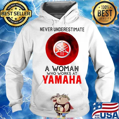 Never underestimate a woman who works at yamaha sunset s Hoodie