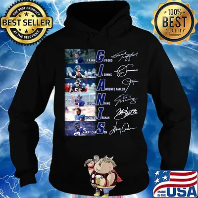 New york giants football players signatures s Hoodie