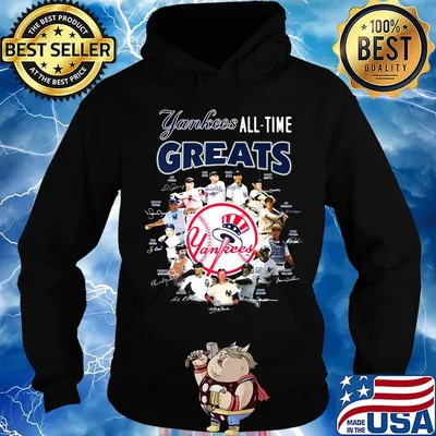 New york yankees all-time greats players signatures s Hoodie