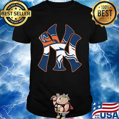 New York Yankees Denver Broncos shirt