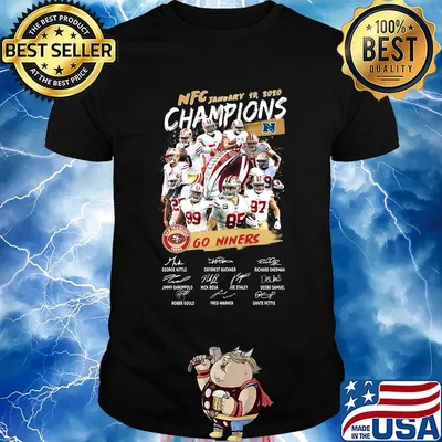 Nfc january 19 2020 champions go niners san francisco 49ers signatures shirt