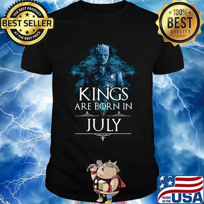 Night king kings are born in july shirt