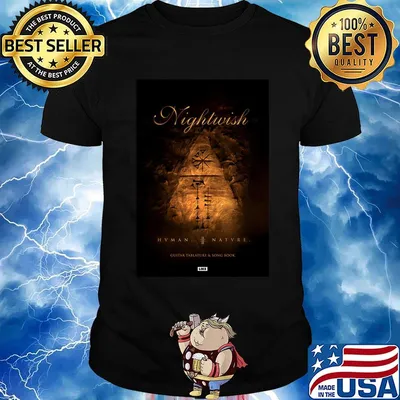 Nightwish human natvre guitar tablature and song book shirt