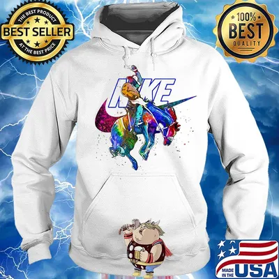 Nike logo riding a horse s Hoodie