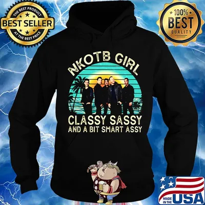 Nkotb girl classy saay and a bit smart assy vintage retro s Hoodie