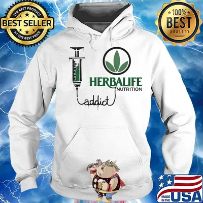 Nurse needle addict herbalife nutrition logo s Hoodie