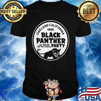Oakland California 1966 Black Panther all power to the people party shirt