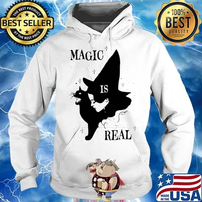 Offcial Magic is real Witch s Hoodie