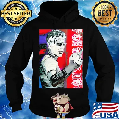 Official Anthony Bourdain Fuck Middle Finger Shirt Hoodie