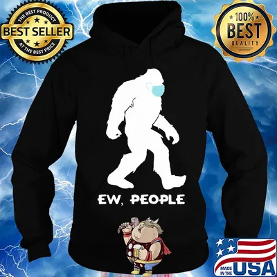 Official Bigfoot face mask Ew people s Hoodie