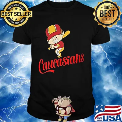 Official cleveland caucasians baseball shirt