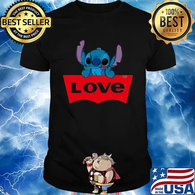 Official disney stitch love shirt
