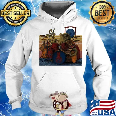 Official Drummer Vintage Retro Shirt Hoodie