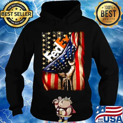 Official FedEx American flag s Hoodie