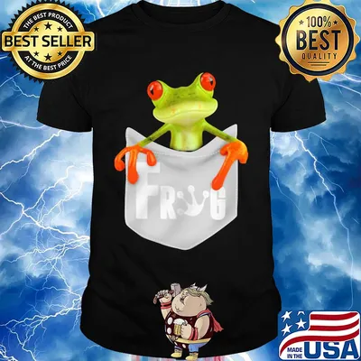 Official frog in a bag shirt