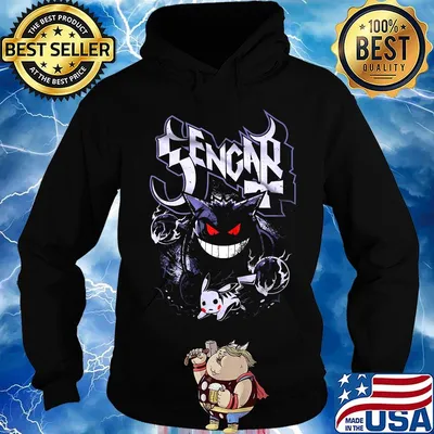 Official gengar and pokemon s Hoodie