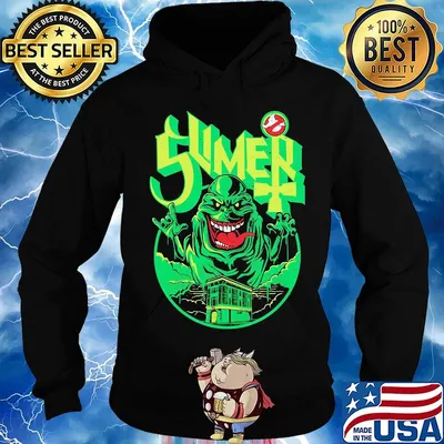Official ghostbusters slime green s Hoodie