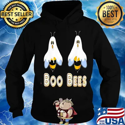 Official halloween boo bees s Hoodie