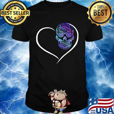 Official Holo skull heart shirt