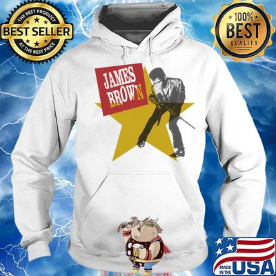 Official James Brown star s Hoodie