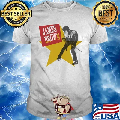 Official James Brown star shirt