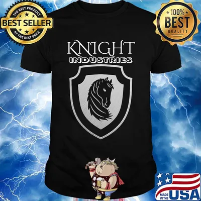 Official knight industries logo shirt