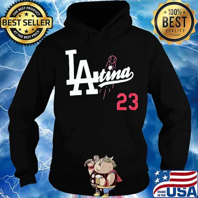 Official LAtina 23 Baseball s Hoodie