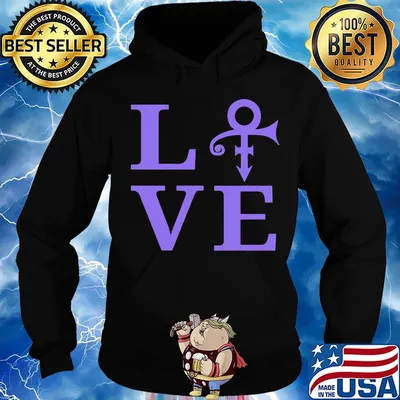 Official love prince logo s Hoodie
