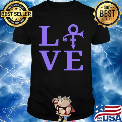 Official love prince logo shirt