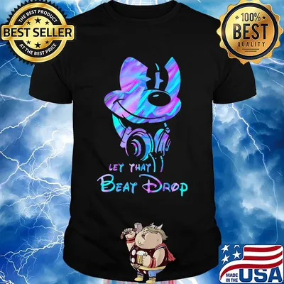 Official Mickey mouse let that beat drop shirt