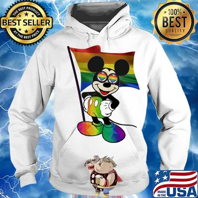 Official Mickey mouse LGBT flag s Hoodie