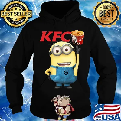 Official minions kfc logo s Hoodie
