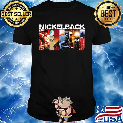 Official nickelback band poster shirt