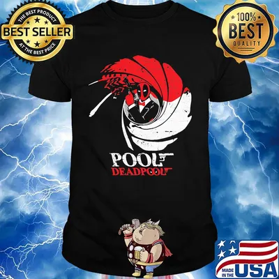 Official Pool gun Deadpool shirt