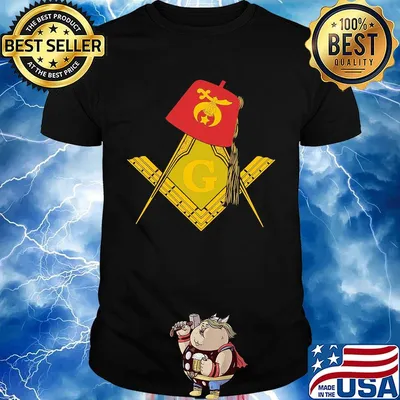 Official shriners masons logo shirt