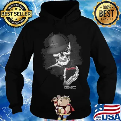Official skull gmc logo s Hoodie