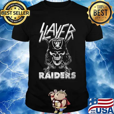 Official skull slayer raiders shirt