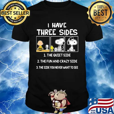 Official Snoopy I have three sides shirt