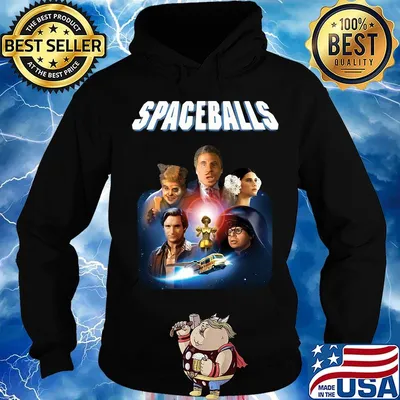 Official spaceballs retro 80's s Hoodie