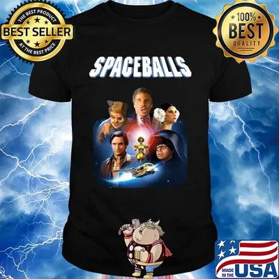 Official spaceballs retro 80's shirt