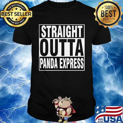 Official straight outta panda express shirt