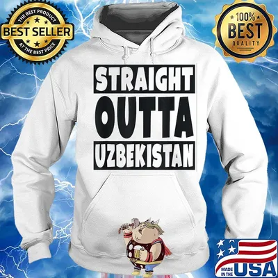 Official straight outta uzbekistan s Hoodie