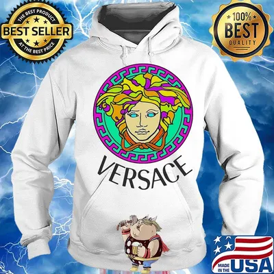 Official versace logo art s Hoodie
