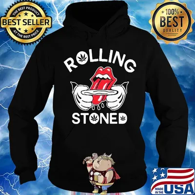 Official weed rolling stoned s Hoodie