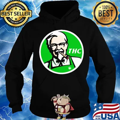 Official weed thc kfc logo s Hoodie