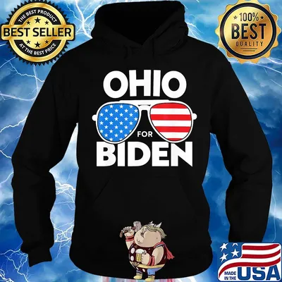 Ohio for biden american flag independence day s Hoodie