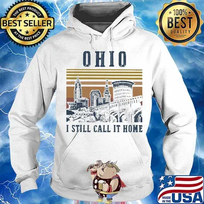 Ohio i still call it home vintage retro s Hoodie
